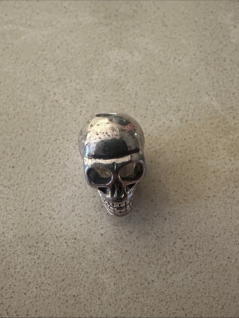 Thomas Sabo sterling silver skull bead charm
